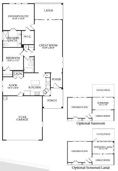 Models And Floorplans – Sun City Carolina Lakes