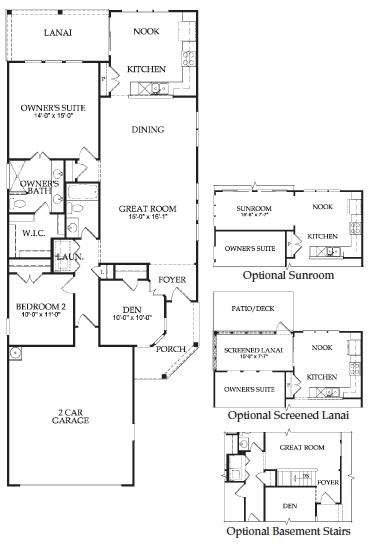 Models And Floorplans – Sun City Carolina Lakes